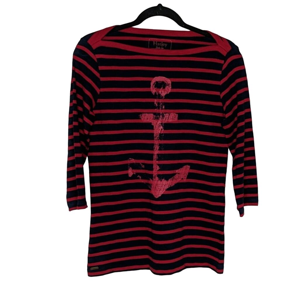 Hatley Red Stripe Breton Tee - Size M - EUC